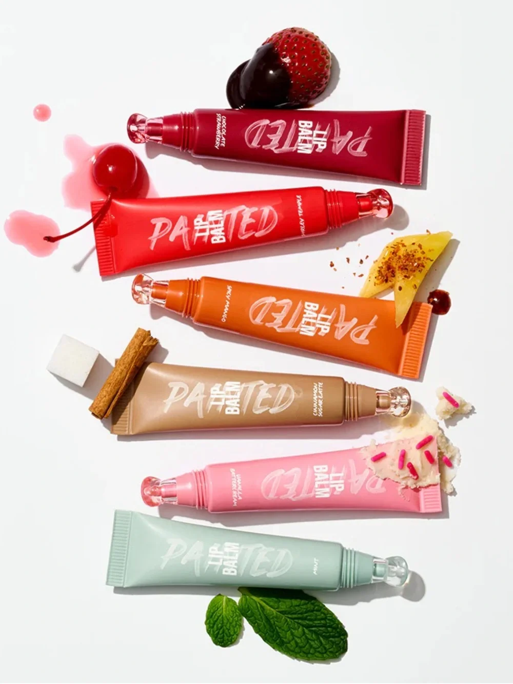 PAINTED by James Charles Lip Balm in Shirley Temple. New